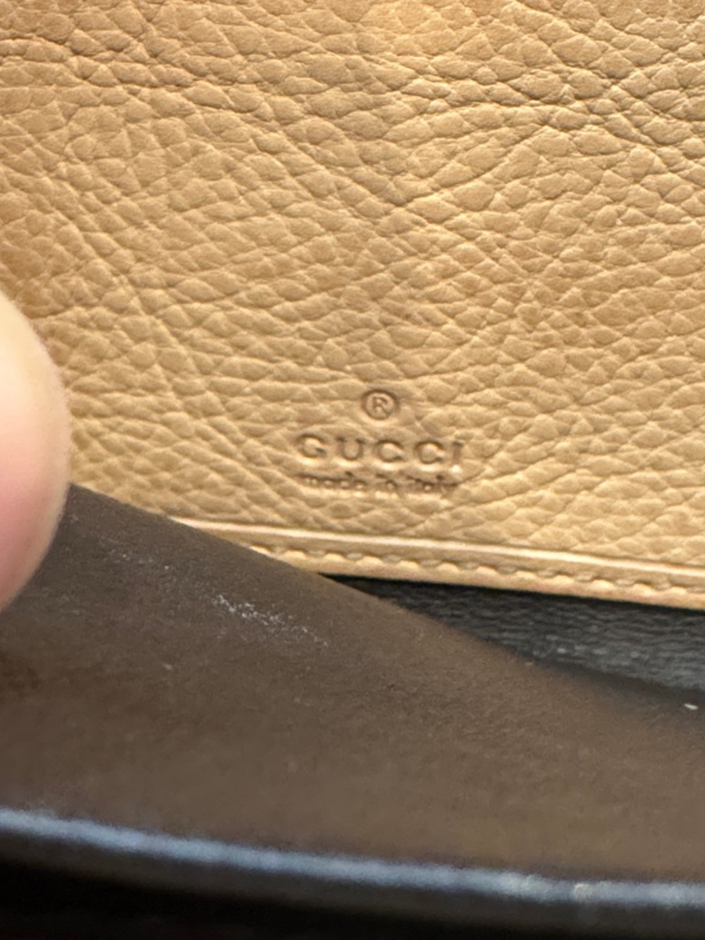Authentic Gucci Leather Zip-Around Wallet with GG Tassel Accent - Picture 9 of 11
